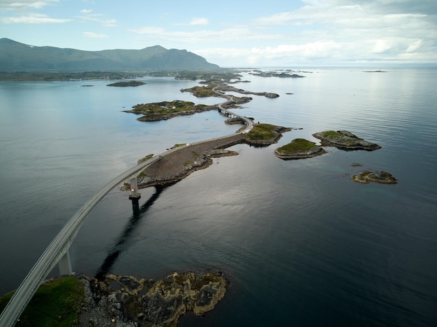 The longest bridge of "The Atlantic Ocean Road"