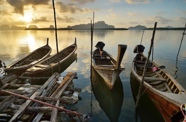 Longtail boats