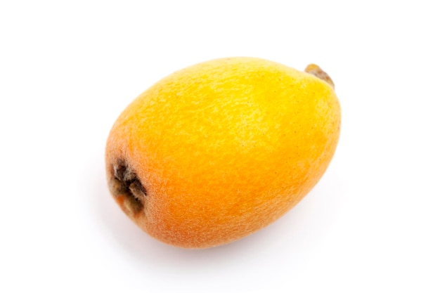 Loquats fruit isolated on white background