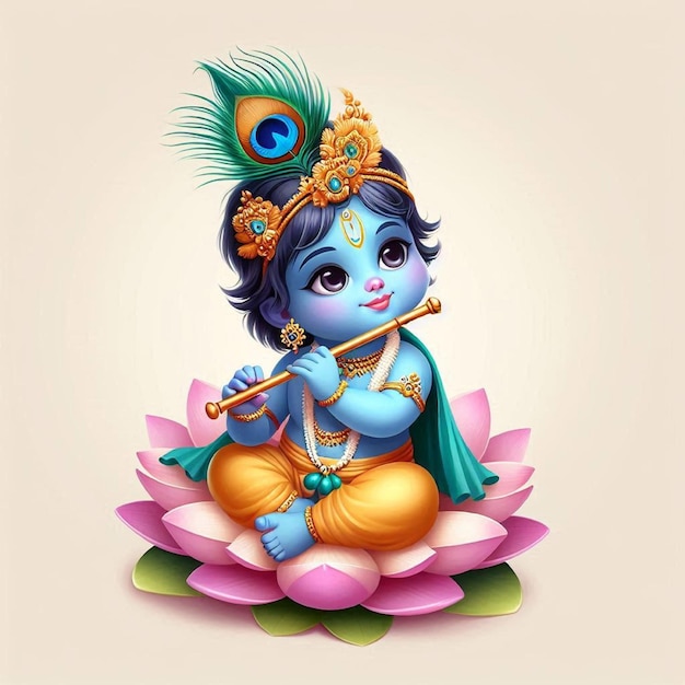 Lord Baby Krishna embodies love in the Indian tradition