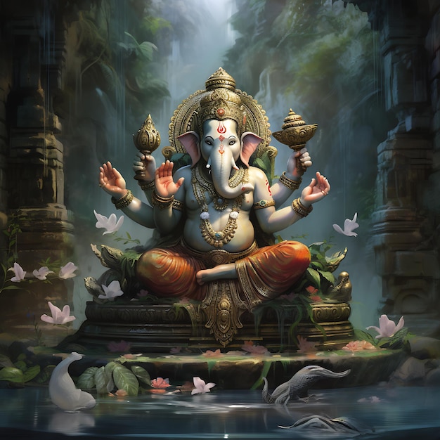 lord ganesh ai generated images