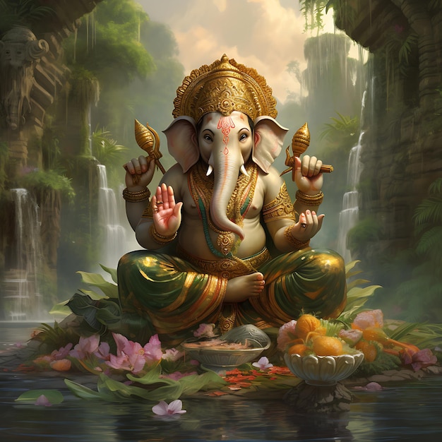 lord ganesh ai generated images