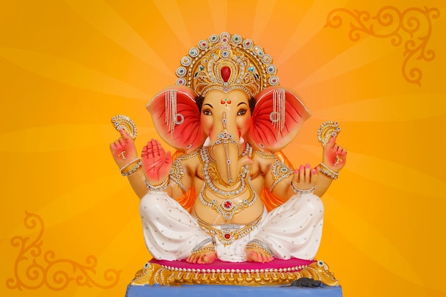 Lord ganesha sclupture, Indian ganesh festival