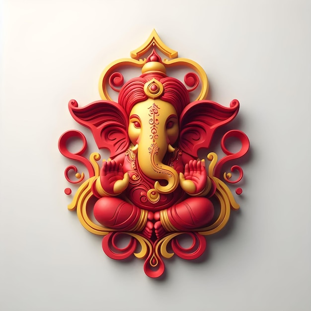 Photo lord ganesha vector logo png