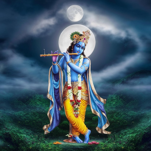 Photo lord krishna beautiful photo wallpaper style