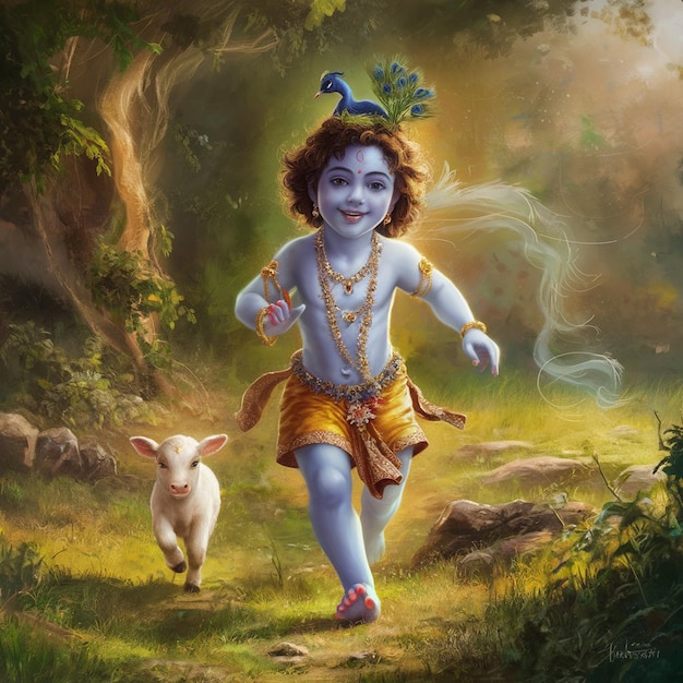 Photo lord krishna beautiful photo wallpaper style