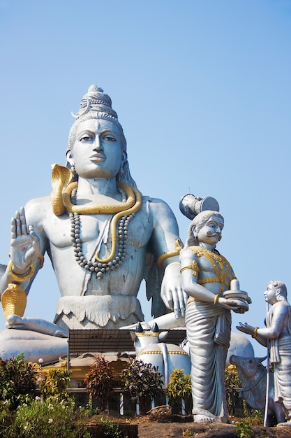 Lord Shiva Statue in Murudeshwar. Karnataka, India