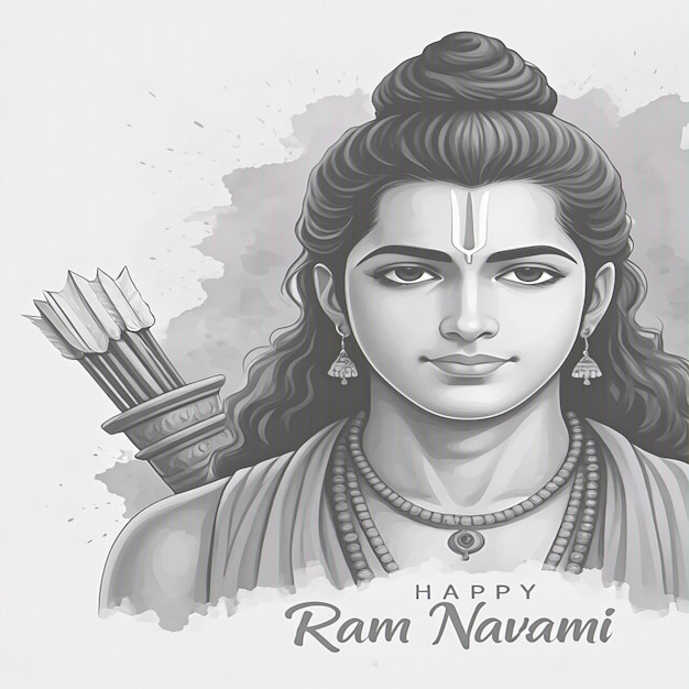 Photo lord shri ram happy ram navami