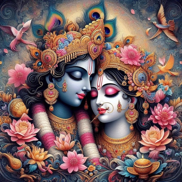 Lord Sri Krishna and Radha