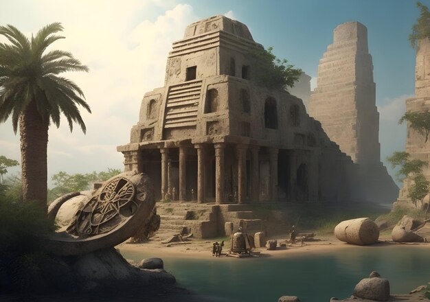 Lost Civilizations of the Past Ai generated