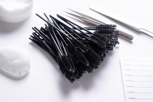 Lot of eyelash brushes eye Make Up Tools