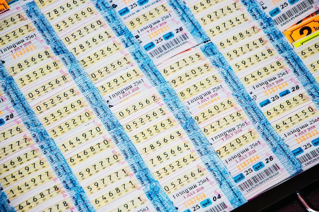 Lottery in Thailand.