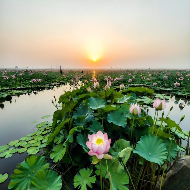 Lotus flower photo