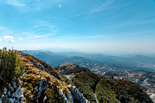 Lovchen National Park. View from the mountain.