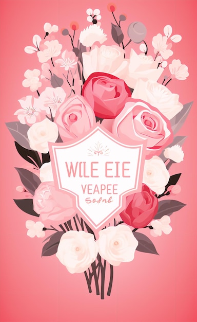 Love in the Air VectorStyle Valentine's Background in Romantic Hues