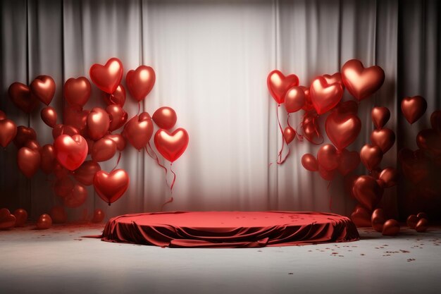 Love background balloon celebration anniversary