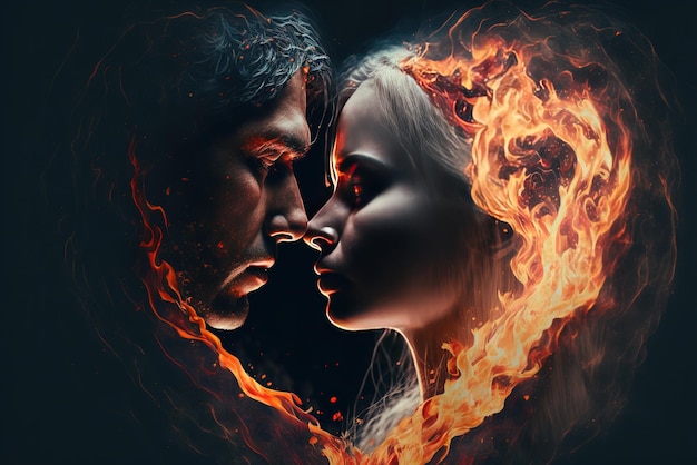 Love is to burn to be on fire