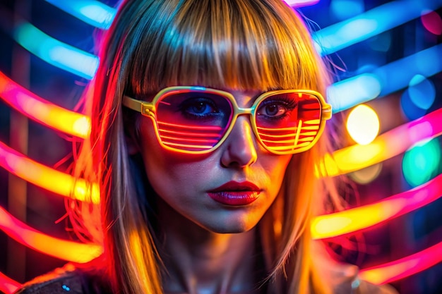 Love power Romantic couple Affectionate feelings Happy meeting Sensual male and female hands reaching together on blue red neon light blur long exposure isolated black