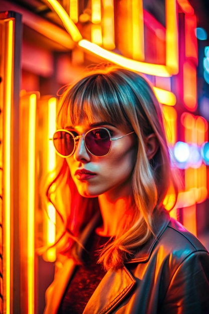 Love power Romantic couple Affectionate feelings Happy meeting Sensual male and female hands reaching together on blue red neon light blur long exposure isolated black