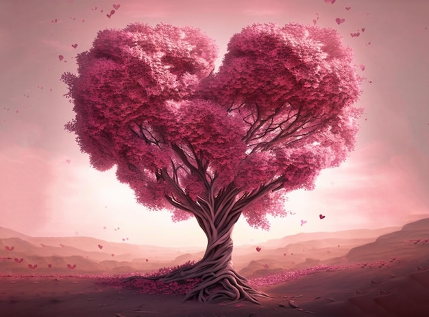 Love Tree illustration