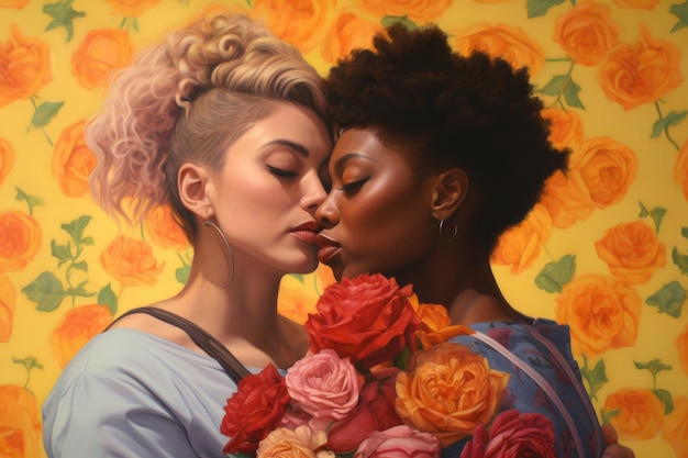 Love Unbound Portraits Celebrating the Freedom and Unconditional Love within LGBTQ Relationships