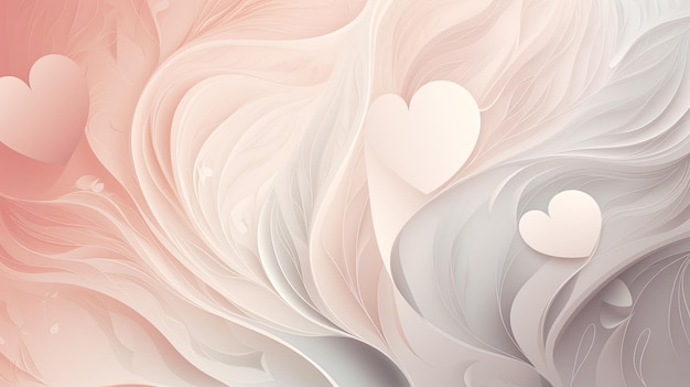 Loves abstract backdrop with heart shapes and muted colors