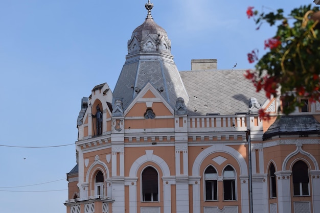 Low angle view of building against sky