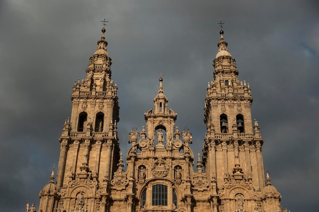 Low angle view of historical building against sky