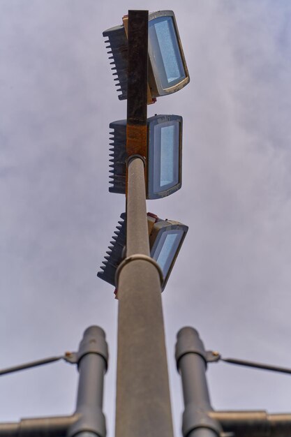 Low angle view lamp post