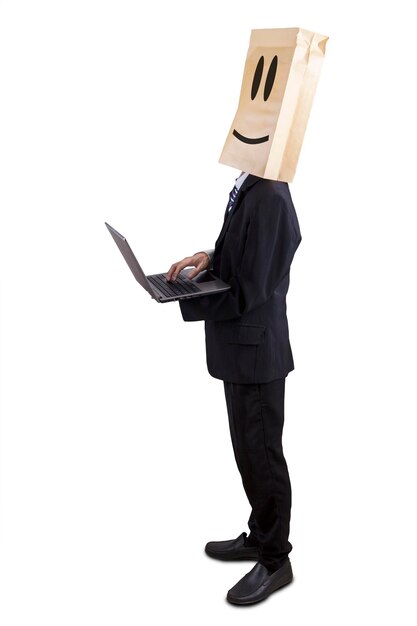 Photo low angle view of man standing against white background