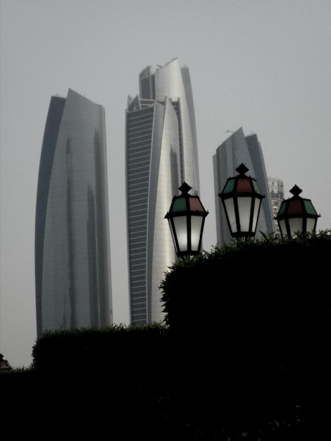 Photo low angle view of office building