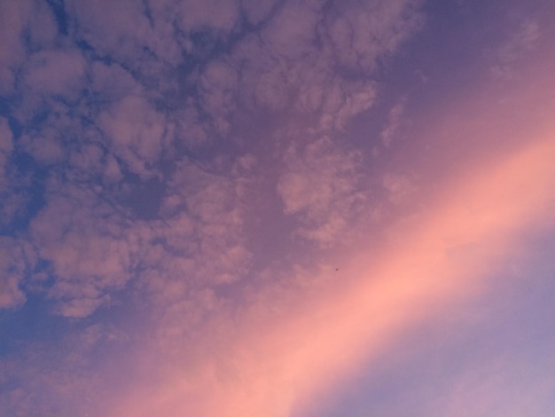 Low angle view of sky during sunset