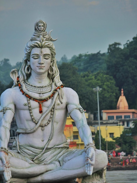 Low angle view of statue