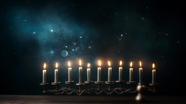 Low Key Hanukkah Background Image