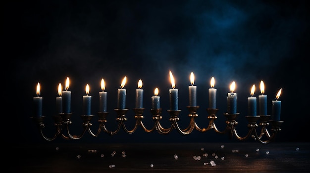 Low Key Hanukkah Background Image