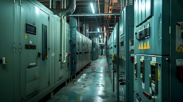 Low voltage switchgear at power plant