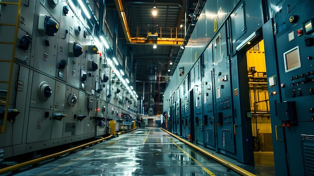 Low voltage switchgear at power plant