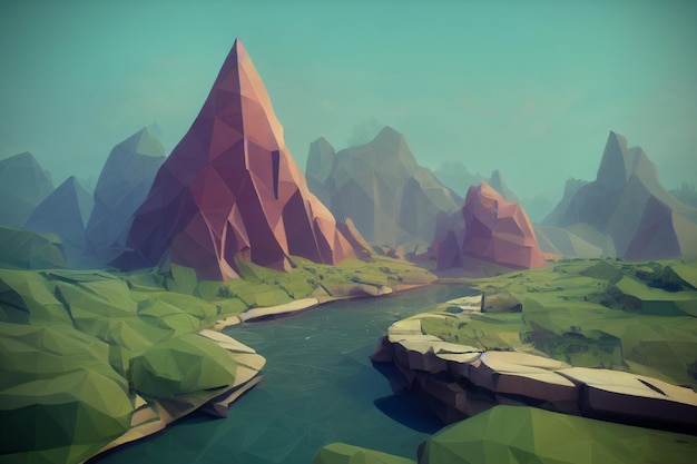 Lowpoly Environment Art for Games