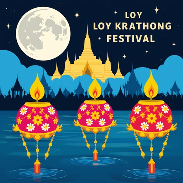 Photo loy krathong festival