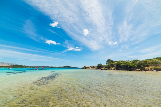 Lu Impostu beach on a clear day