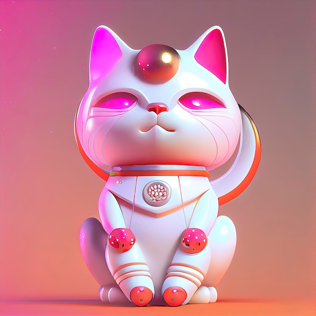 Lucky cat illustration