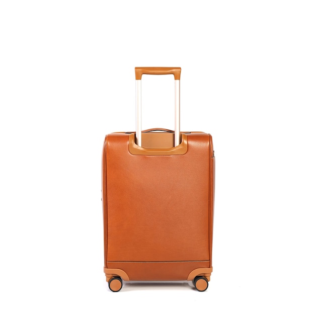 Luggage or baggage bag use for transportation travel and leisure on white isolated background