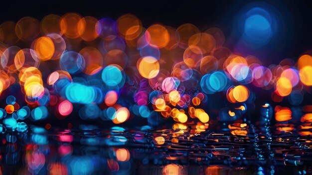 Luminous Bokeh Overlay Design