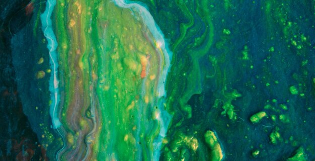 Luminous Flow Exploring the Magic of Liquid Art in Oil Paint