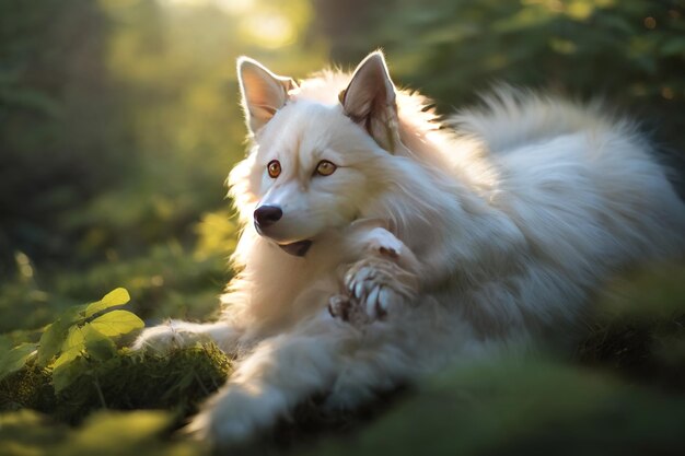 Luminous Le Fur in Nature