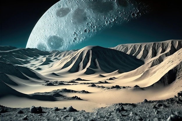 Lunar surface