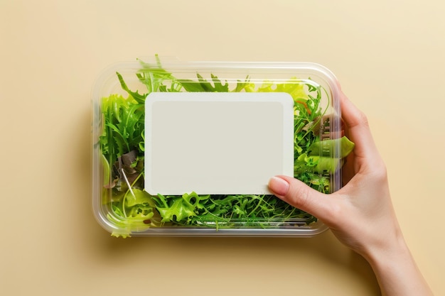 Photo lunchbox packaging food produce cooking