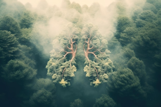 lungs and nature