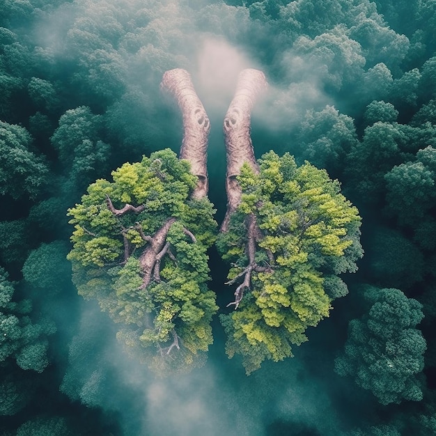 lungs and nature