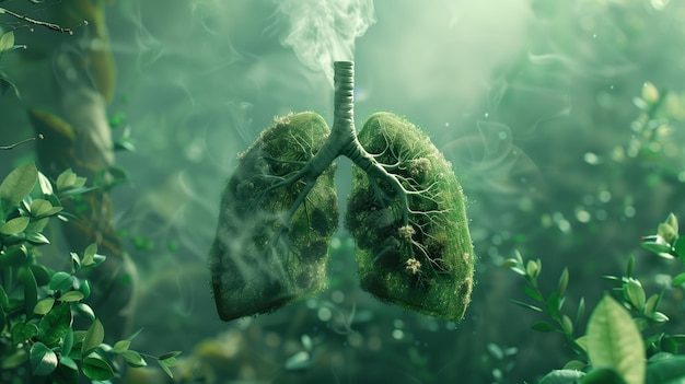 the lungs of the planet concept for saving the earth